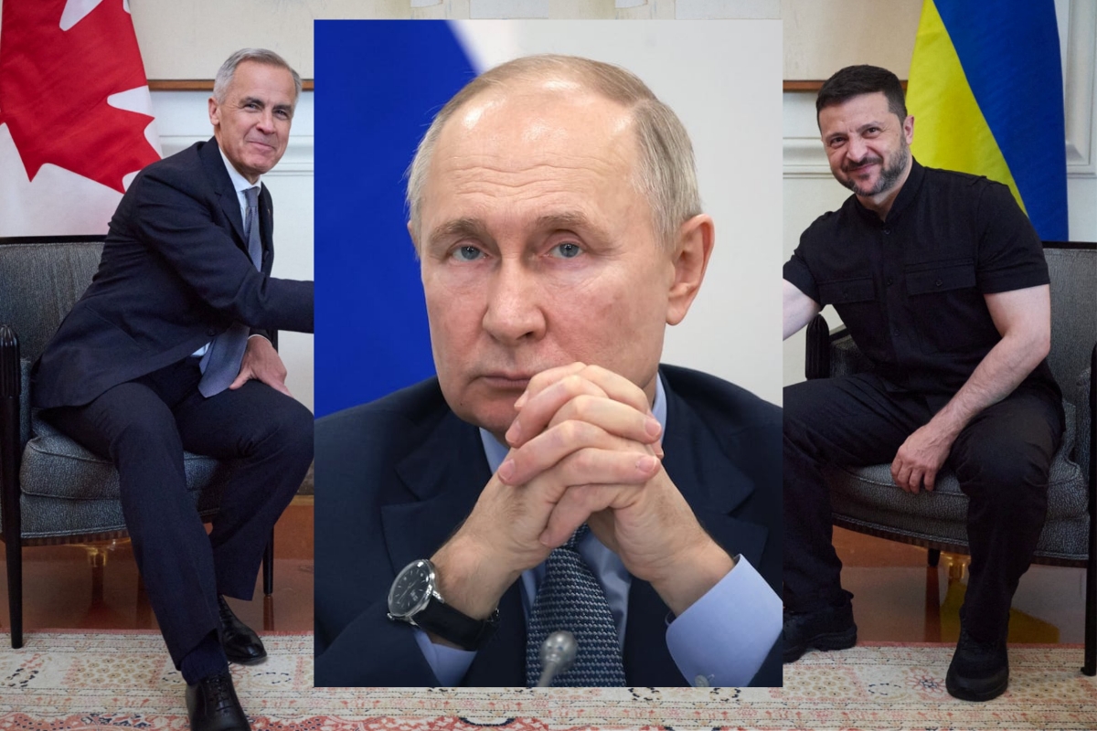 Volodimir Zelensky y Mark Carney conversan sobre nuevas acciones para presionar a Rusia y llegar a un acuerdo