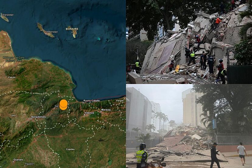 Terremoto en Venezuela: sismo de 7,5 sacudió Caracas y causó estragos