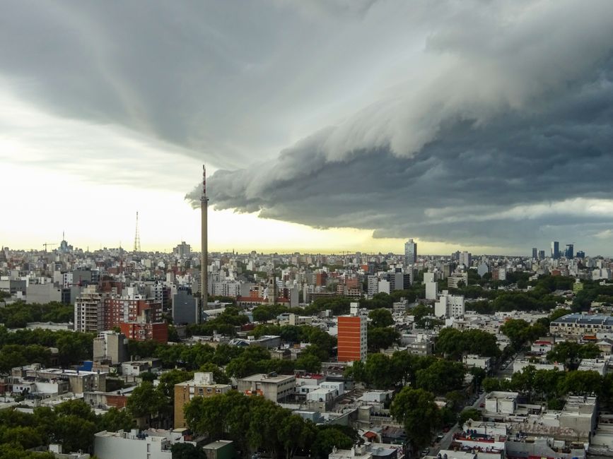 Alerta amarilla por fuertes lluvias en Uruguay