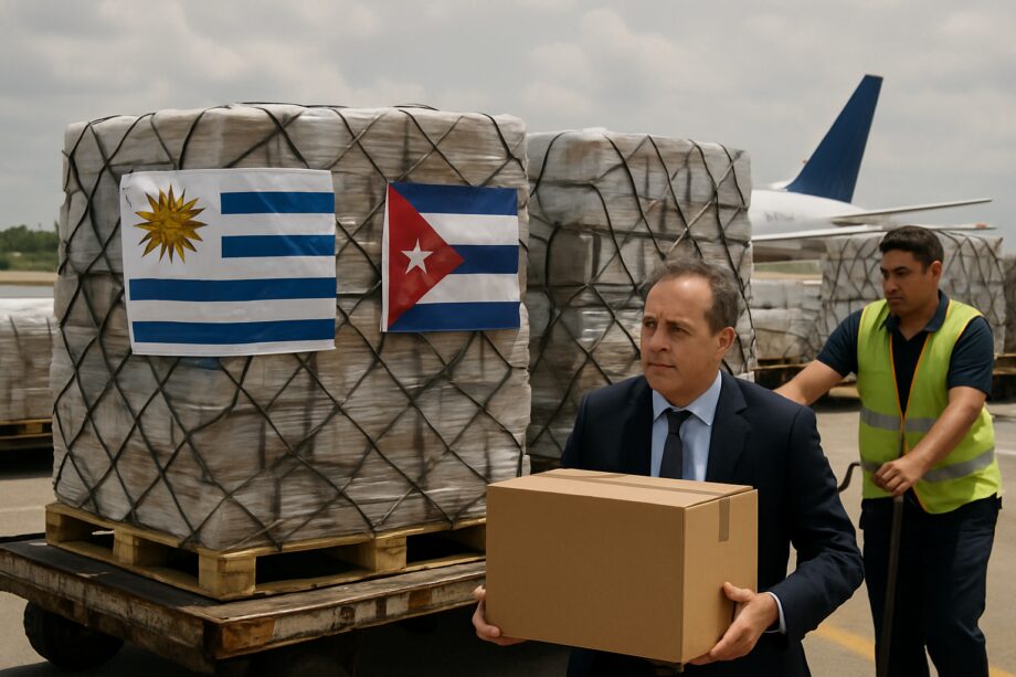 Uruguay envía millonaria ayuda a Cuba