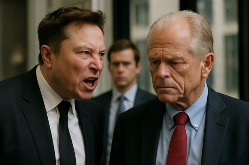 Elon Musk arremete contra asesor comercial de Donald Trump: “tonto imbécil”
