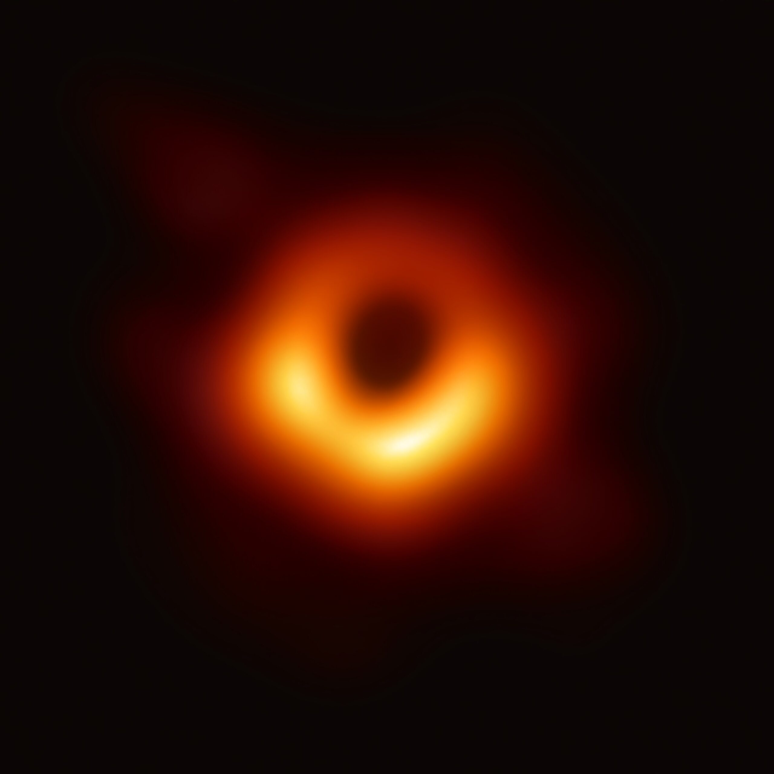 Agujero negro (imagen del Event Horizon Telescope)