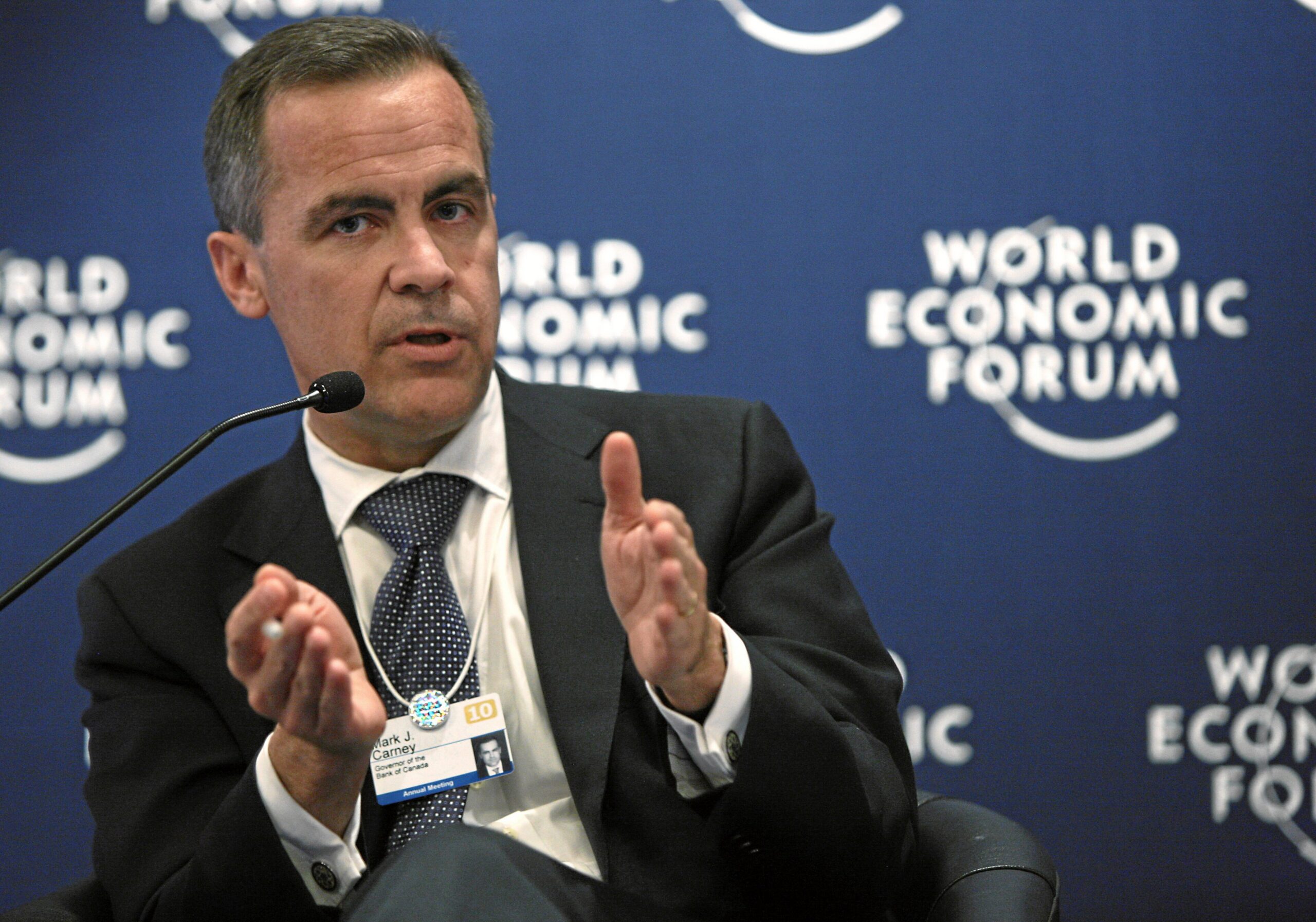 trump y china intensifican - El plan de Carney: igualar aranceles dólar por dólar — Foto: Flickr user World Economic Forum, CC BY-SA 2.0