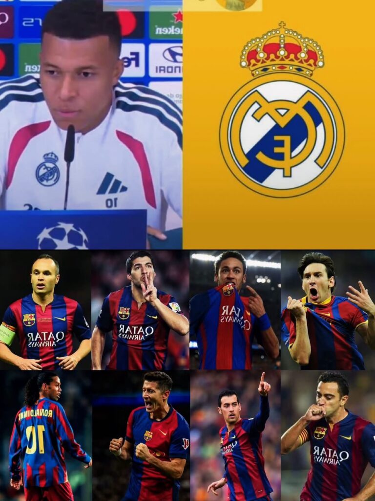 Mbappé: "hay que pasar por el Real Madrid para hacer historia", ¿y Messi, Neymar, Xavi e Iniesta?