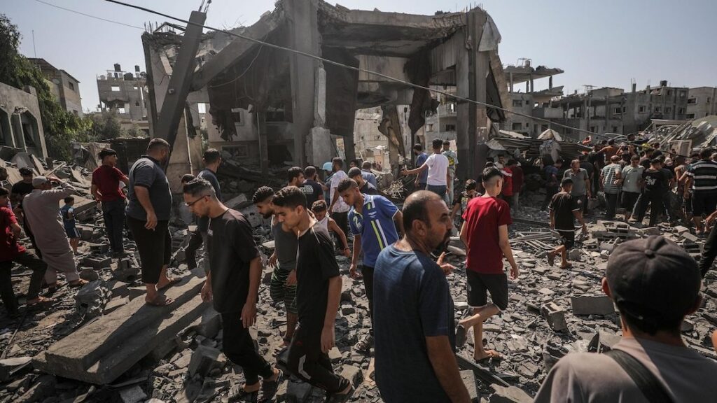 Al menos cinco palestinos muertos en ataques israelíes en Gaza City