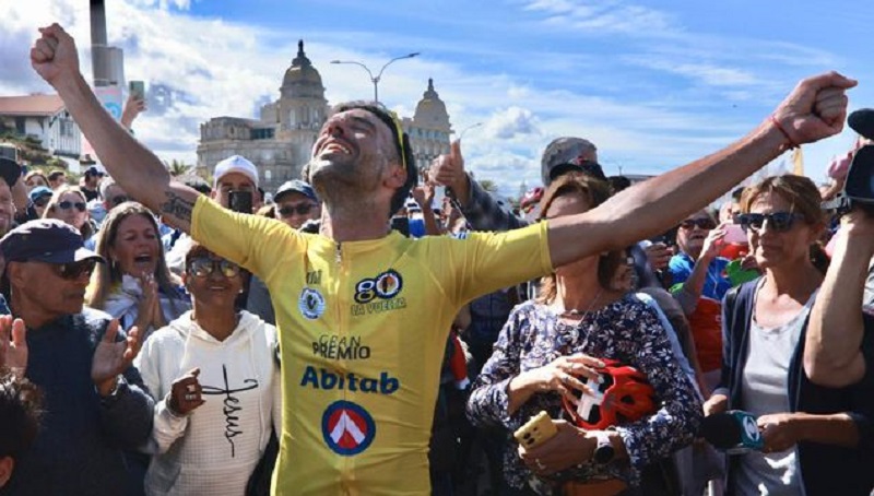 Anderson Maldonado se alza con el máximo premio en la 80° Vuelta Ciclista del Uruguay