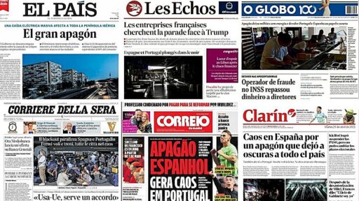 Apagón sorprendió a España y Portugal, se estima que de 6 a 10 horas se restablezca