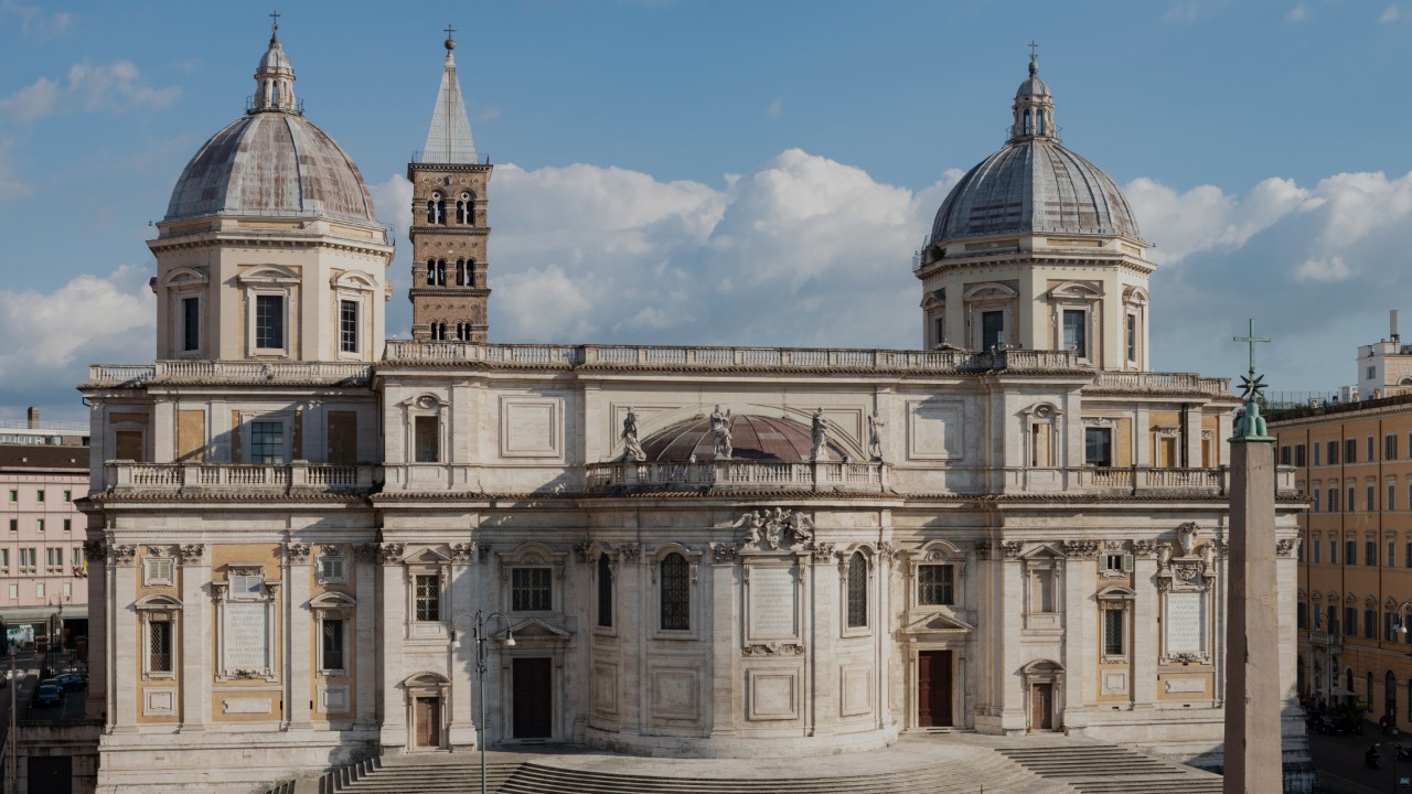 Basílica de Santa María la Mayor, tumba elegida por el Papa Francisco, en Roma.
