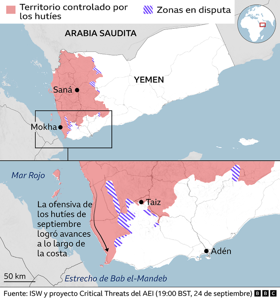 BBC muestra la línea de fuego en Yemen y su amenaza energética