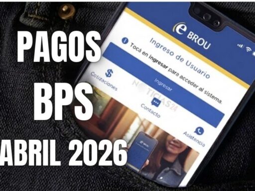 BPS confirmó calendario de pagos de jubilaciones y pensiones para setiembre 2026