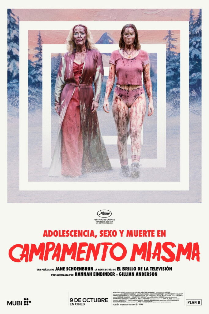 Póster de «Adolescencia, sexo y muerte en campamento Miasma»