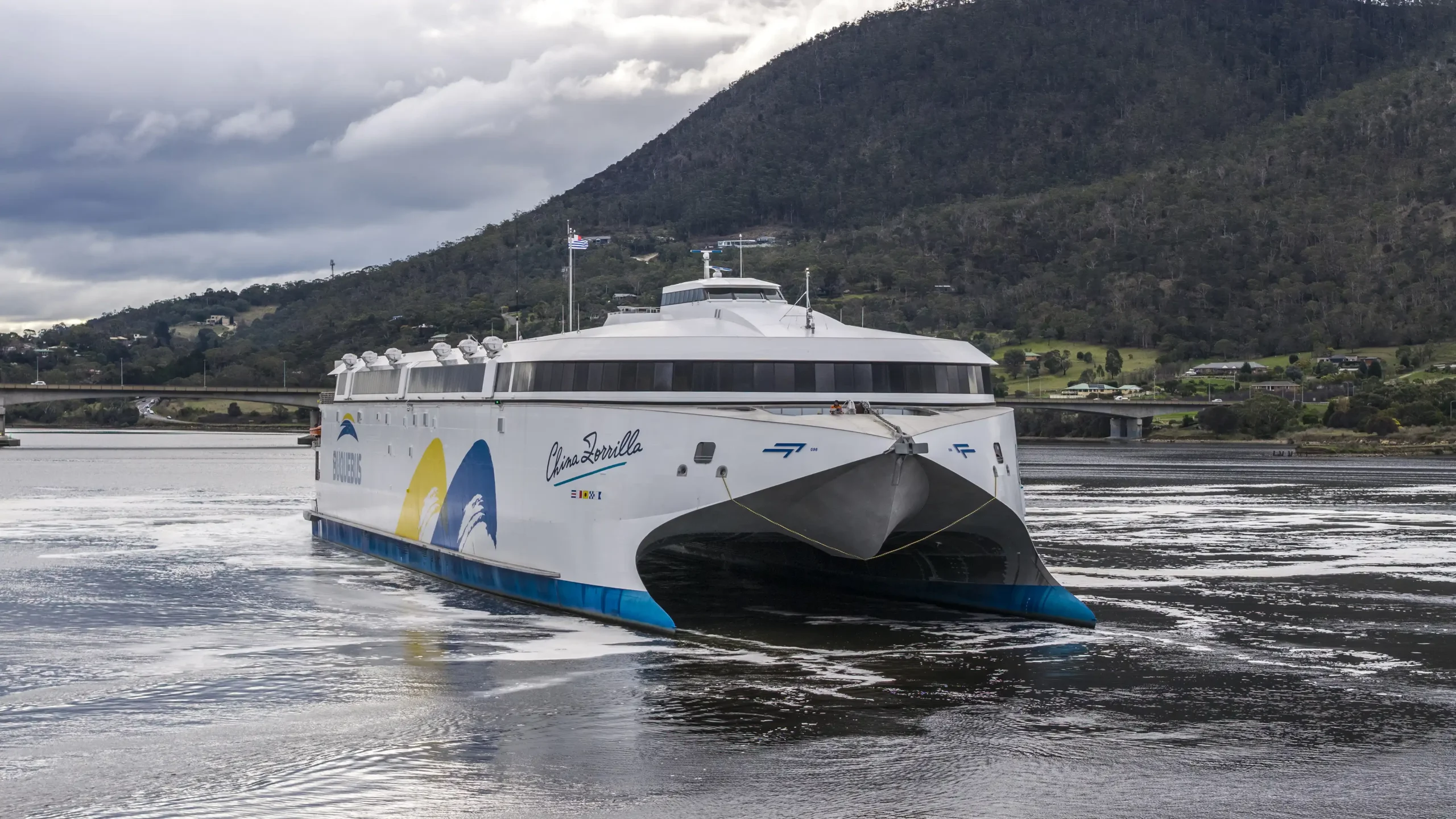 Catamarán eléctrico China Zorrilla de Buquebus