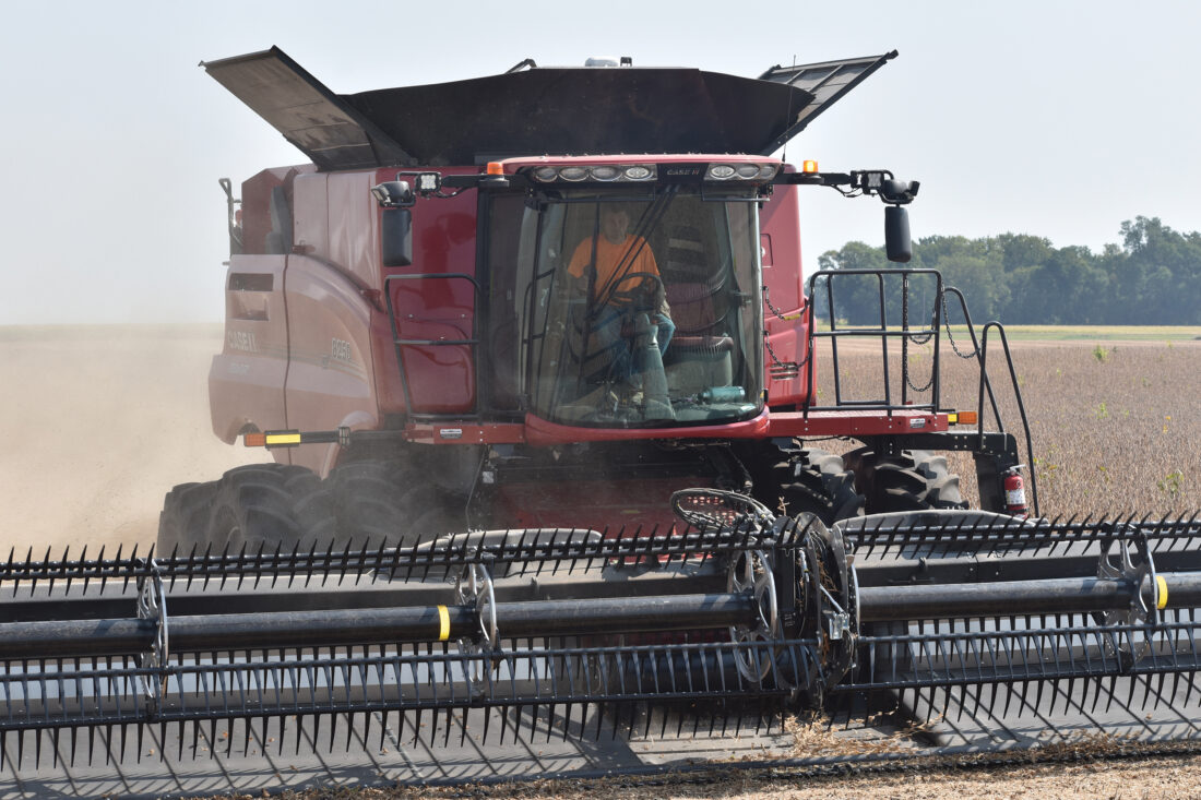 caen exportaciones soja uruguaya - Una cosecha dividida a la mitad por la falta de lluvia — Foto: Marshall Independent