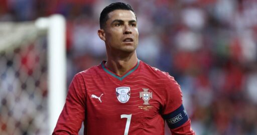 Cristiano Ronaldo celebrando un gol en la Eurocopa 2020