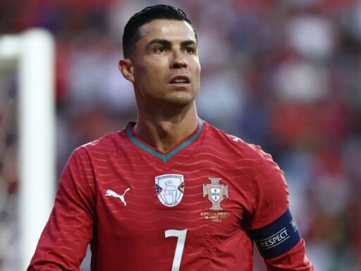 Cristiano Ronaldo celebrando un gol en la Eurocopa 2020