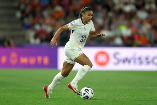 Imagen ilustrativa de At the Euros, San Diego Wave’s Delphine Cascarino is playing with ...