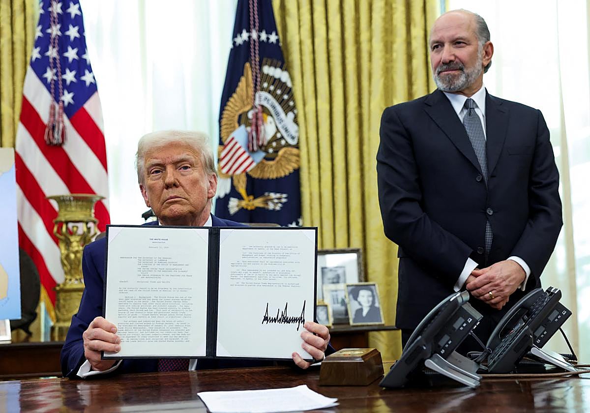Donald Trump celebró reactivación de aranceles recíprocos