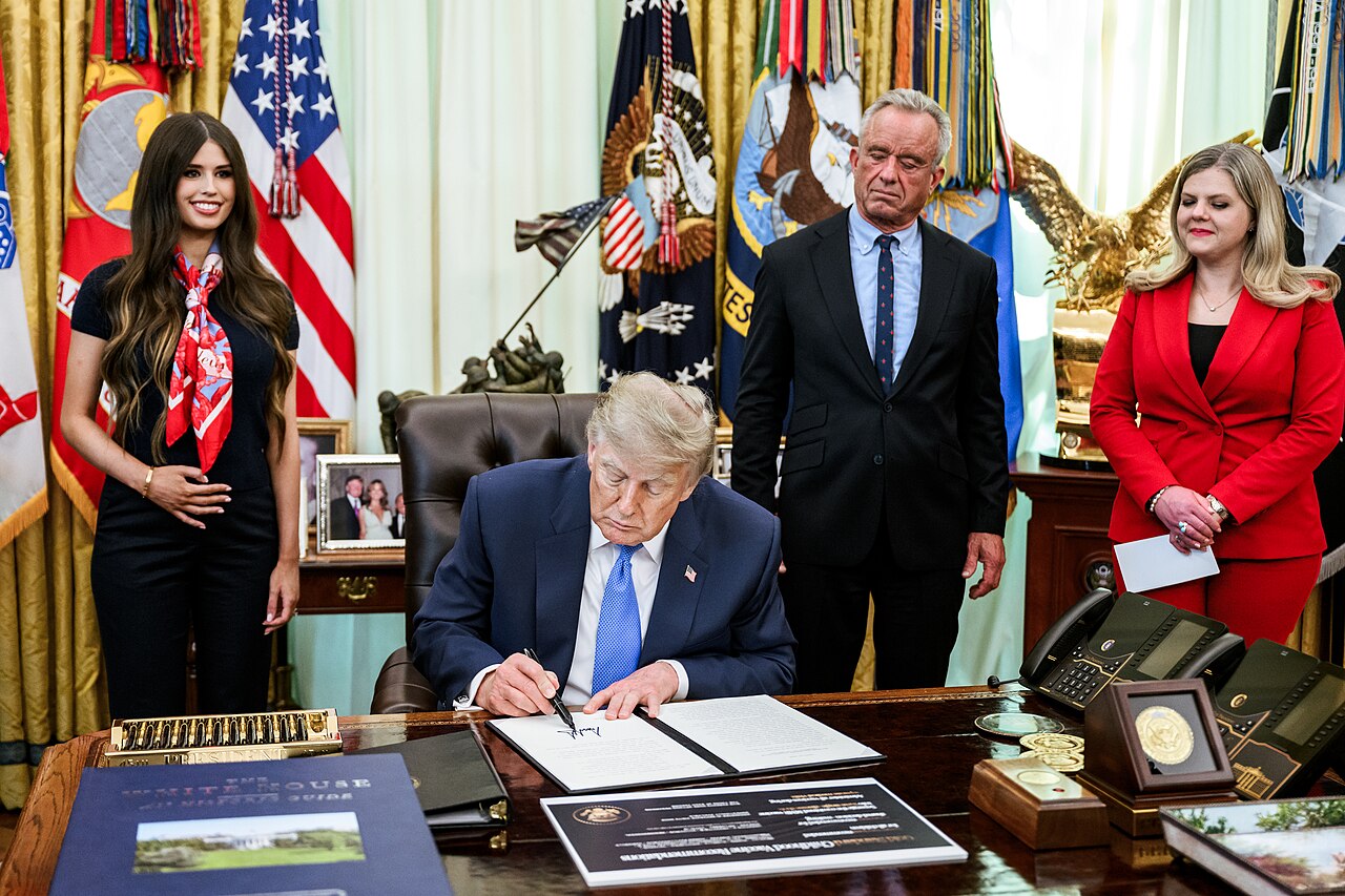 Donald Trump en conferencia de prensa