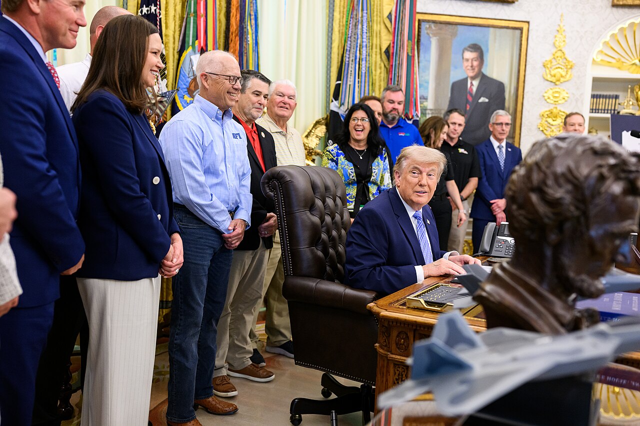 Donald Trump en conferencia de prensa