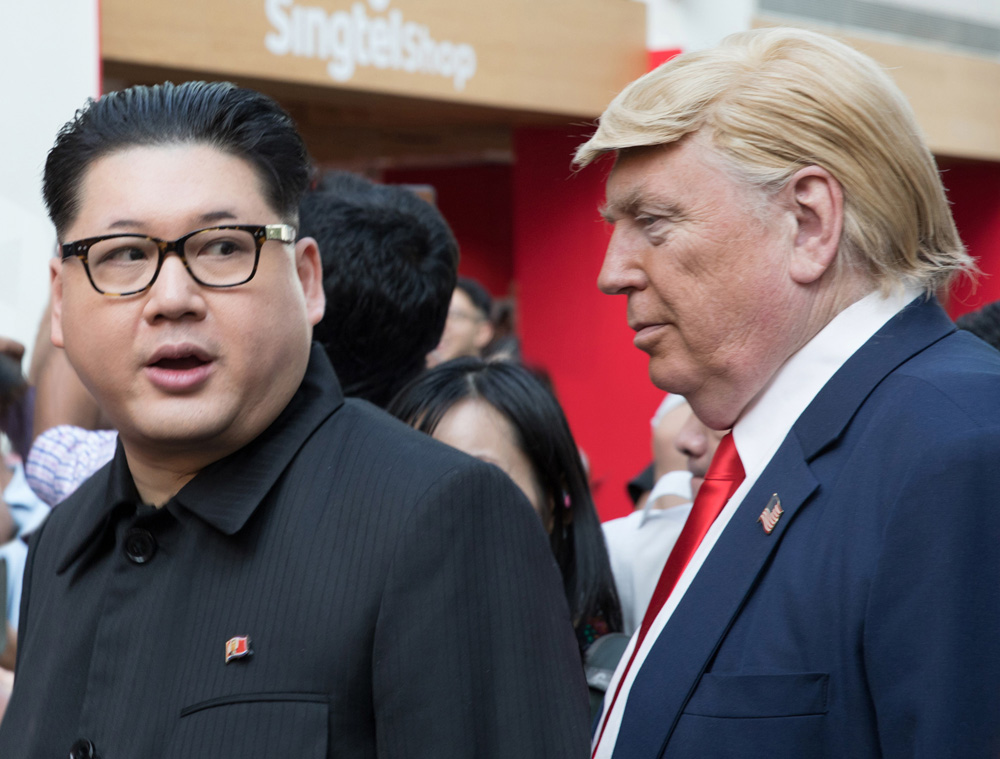 Donald Trump en conferencia de prensa