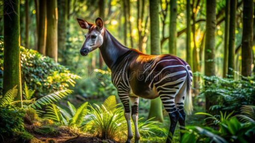 El Okapi: el misterio de la jirafa oculta