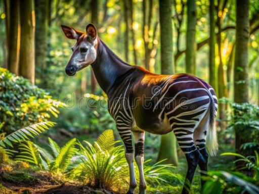 El Okapi: el misterio de la jirafa oculta