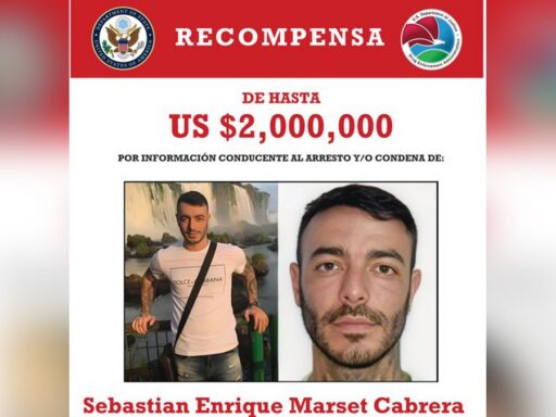 Estados Unidos cree que el narcotraficante Sebastián Marset se esconde en Venezuela