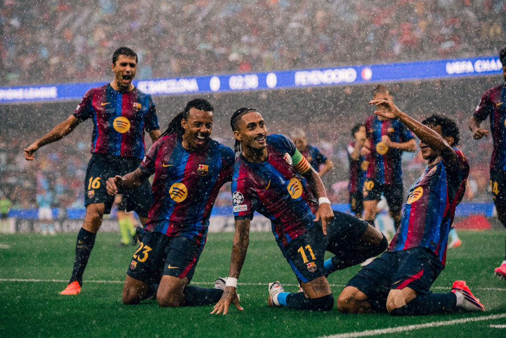 Imagen ilustrativa de FC Barcelona 5-1 Feyenoord: Dancing in the rain