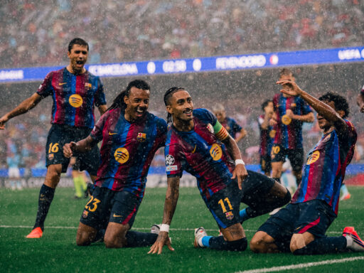 Imagen ilustrativa de FC Barcelona 5-1 Feyenoord: Dancing in the rain