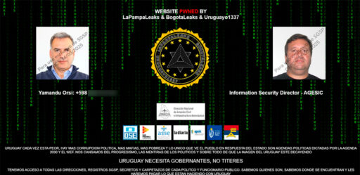 Gobierno de Uruguay sufre hackeo masivo