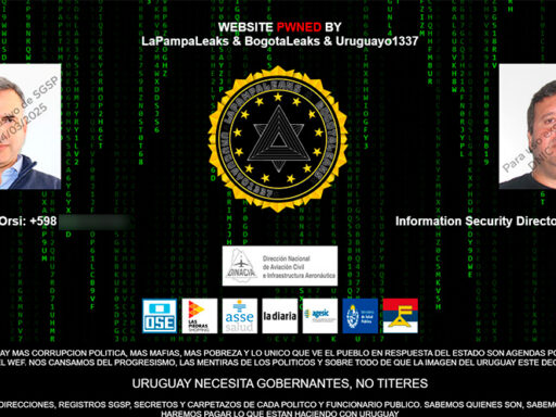 Gobierno de Uruguay sufre hackeo masivo