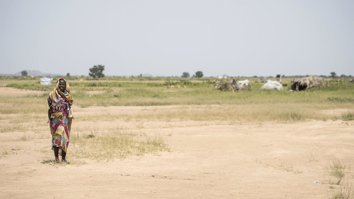 Habitantes de Darfur reparan caminos a mano para paso de emergencias