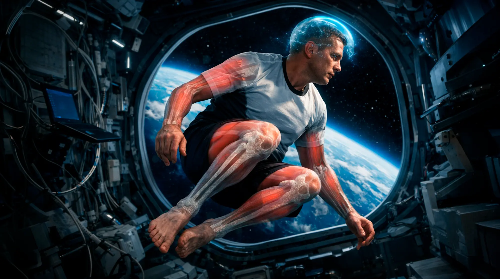 Increíble: cómo la gravedad cero transforma el cuerpo humano
