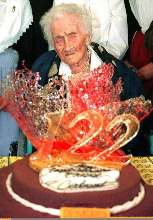 Increíble récord: 122 años y 164 días, la vida de Jeanne Calment