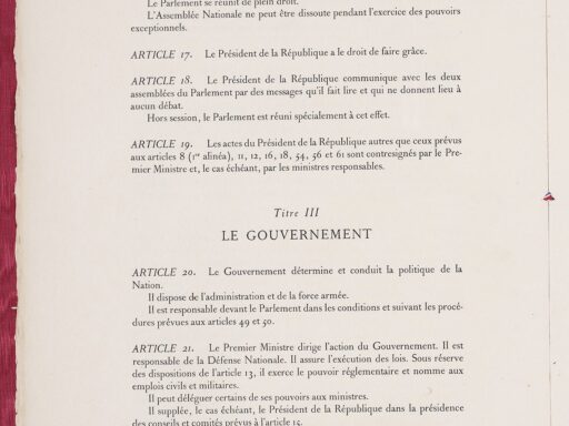 La Constitución francesa de 1958: el pacto que redefinió la V República