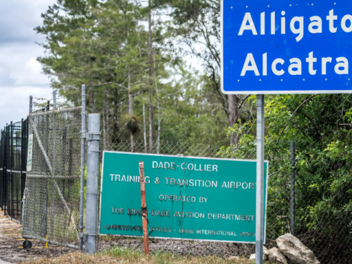 Llegan a Alligator Alcatraz los primeros detenidos