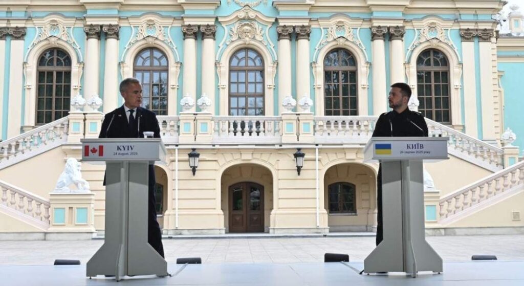 Volodimir Zelensky y Mark Carney conversan sobre nuevas acciones para presionar a Rusia y llegar a un acuerdo