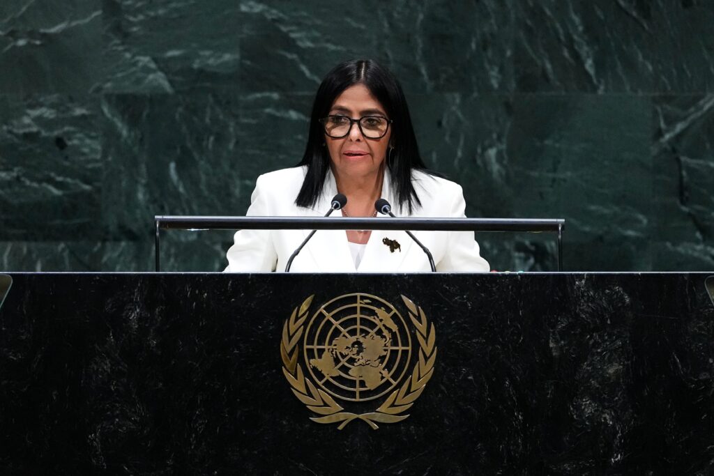 Imagen ilustrativa de Delcy Rodríguez promete elecciones en Venezuela ante la ONU, pero no ...