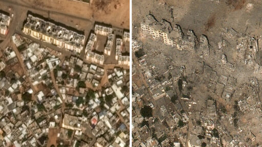 Imagen ilustrativa de Imágenes de satélite revelan el antes y el después de Gaza desde el ...