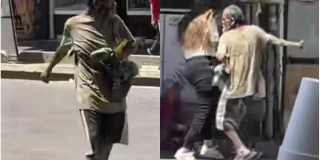 Imagen ilustrativa de Indigente intenta agredir a mujeres en el centro de Monterrey (VIDEO ...