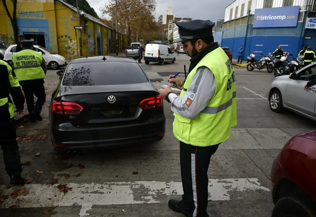 inspectores de tránsito de