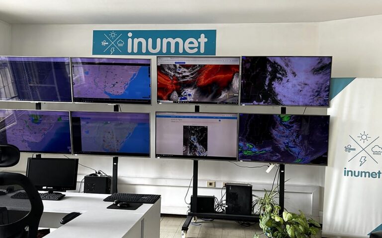 Inumet alerta amarilla por lluvias intensas en el norte del país