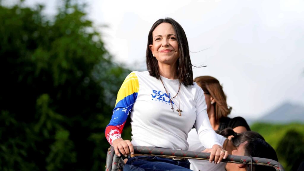 Imagen ilustrativa de Machado 2024 Venezuelan Leaders María Corina Machado And Edmundo
